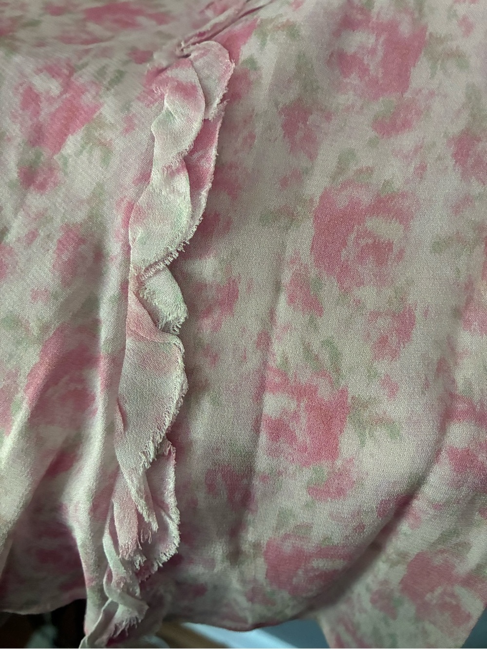 LOVESHACKFANCY Posh Dress | Pink Coquette Roses Floral | Feminine Girly Romantic - Picture 4 of 11